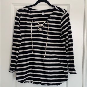 Women’s 3/4 sleeve casual lined shirt